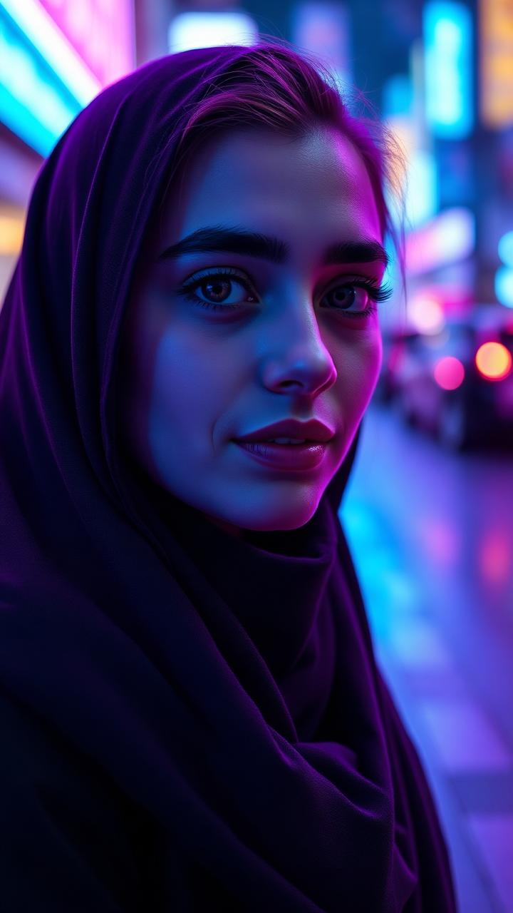 أضواء المدينة تحكي قصة… ✨ صُنع بالكامل بمساعدة Nova AI